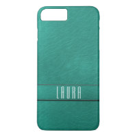Caisse turquoise personnalisée de téléphone de