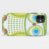 Coques Case-Mate iPhone Caisse verte de l'iPhone 5 de hibou (Dos (Horizontal))