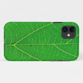 Coques Case-Mate iPhone caisse verte de texture de feuille d'arbre de (Dos (Horizontal))