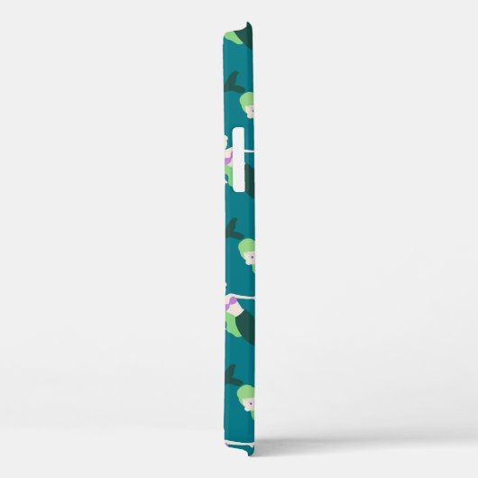 Coques Case-Mate iPhone Caisse verte nommée faite sur commande de l'iPhone (Verso / Droite)