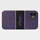Coques Case-Mate iPhone Caisses pourpres de l'iPhone 5s d'identification (Dos (Horizontal))