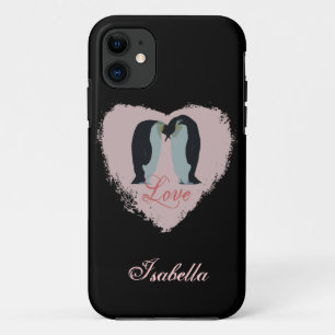 Coques Pour iPhone Caixa personalizada amor do pinguim