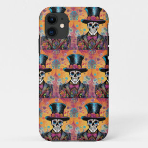 Case-Mate iPhone Case Calavera colorée : Jour du squelette mort
