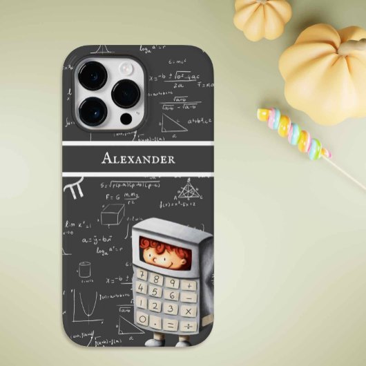 Coques Case-Mate iPhone Calcul de formules mathématiques manuscrites blanc