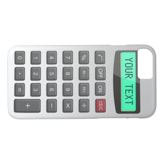 Coques Case-Mate iPhone Calculatrice (Dos (Horizontal))