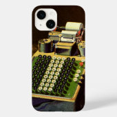 Coques Case-Mate iPhone Calculatrice comptable Comptometer Entreprise Vint (Verso)