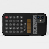 Coques Case-Mate iPhone Calculatrice de la vieille école (Dos (Horizontal))