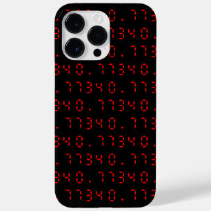 Coque Pour Pour iPhone 14 Pro Max Calculatrice LED Bonjour   0,7734