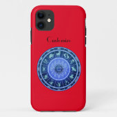 Coques Case-Mate iPhone Calendrier d'Astrologie des signes dim zodiac (Dos)