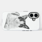 Coques Case-Mate iPhone Calicot Rétro Demi-Teinte (Verso (horizontal))