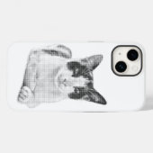Coques Case-Mate iPhone Calicot Rétro Demi-Teinte (Verso (horizontal))
