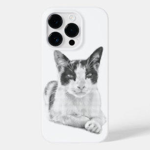 Coque Pour iPhone 14 Pro Calicot Rétro Demi-Teinte