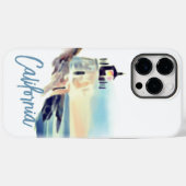 Coques Case-Mate iPhone California Lighthouse Sunset Painting Fine Art (Verso (horizontal))