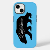 Coques Case-Mate iPhone California State Bear Blue (Verso)