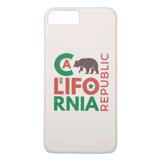 Coques Case-Mate iPhone Californie : Logo Grizzly Bear (Dos)