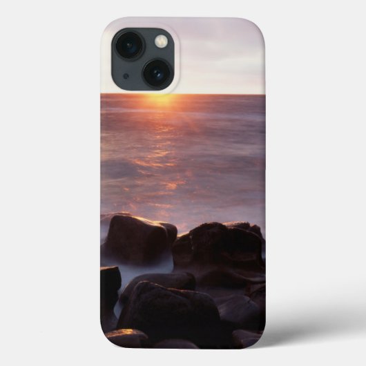 Coques Case-Mate iPhone Californie, San Diego, Falaises de coucher de sole (Verso)