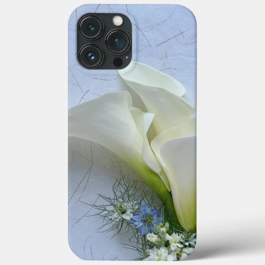 Coques Case-Mate iPhone Calla lilies avec nigella et giroflées (Verso)