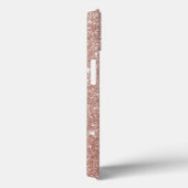 Coques Case-Mate iPhone Calligraphie de monogramme de nom de collage de ph (Verso / Droite)