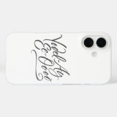 Coques Case-Mate iPhone Calligraphie de Yodeling "Yodel-Ay-Ee-Oooo" (Verso (horizontal))