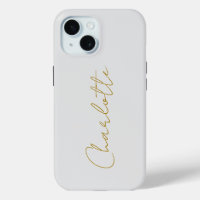 Calligraphie or couleur gris Personnalisé Edition 