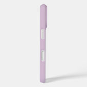 Coques Case-Mate iPhone Calligraphie Pastel Thistle Rose Nom personnalisé (Verso / Droite)