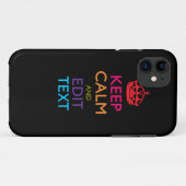 Coques Case-Mate iPhone CALME DE CONSERVATION PERSONNALISÉ ET Éditer le te (Dos (Horizontal))