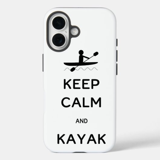 Coques Case-Mate iPhone Calme et Kayak (Verso)
