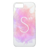 Coques Case-Mate iPhone Calques transparents modernes / Magenta Peach & Pi (Dos)