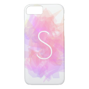 Etui iPhone Case-Mate Calques transparents modernes / Magenta Peach & Pi