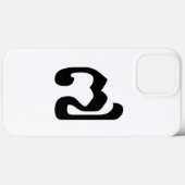 Coques Case-Mate iPhone Cambodgienne numéro 7 / sept / ៧ (Pram Pi) Khmer (Verso (horizontal))
