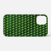 Coques Case-Mate iPhone Caméléon mignon vert (Verso (horizontal))