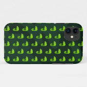 Coques Case-Mate iPhone Caméléon mignon vert (Dos (Horizontal))