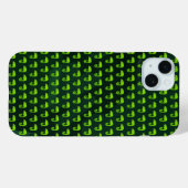 Coques Case-Mate iPhone Caméléon mignon vert (Verso (horizontal))