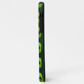 Coques Case-Mate iPhone Caméléon vert mignon (Dos/Gauche)