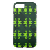 Coques Case-Mate iPhone Caméléon vert mignon (Dos)