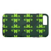 Coques Case-Mate iPhone Caméléon vert mignon (Dos (Horizontal))