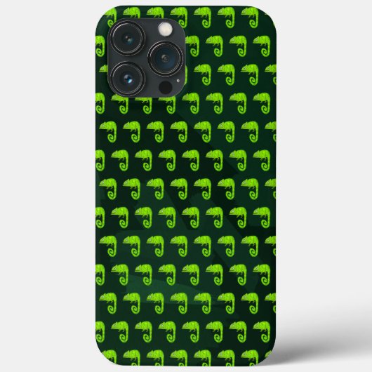 Coques Case-Mate iPhone Caméléon vert mignon (Verso)