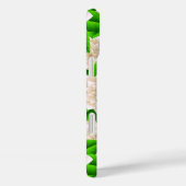 Coques Case-Mate iPhone Camellias blancs et Feuilles verts (Verso / Droite)