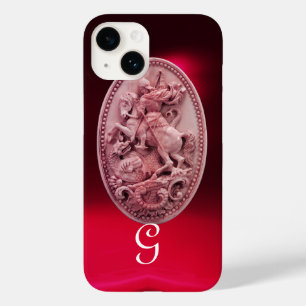 COQUE POUR iPhone 14 CAMEO ANTIQUE / MONOGRAMME SAINT GEORGE ET DRAGON