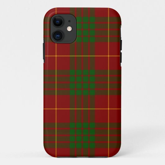 Coques Case-Mate iPhone Cameron tartan rouge vert plaid (Dos)