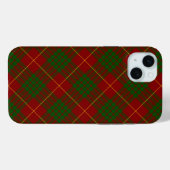 Coques Case-Mate iPhone Cameron tartan rouge vert plaid (Verso (horizontal))