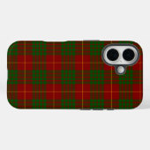 Coques Case-Mate iPhone Cameron tartan rouge vert plaid (Verso (horizontal))