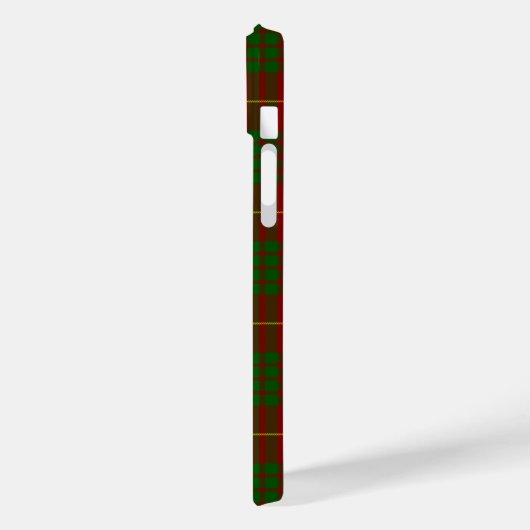Coques Case-Mate iPhone Cameron tartan rouge vert plaid (Verso / Gauche)