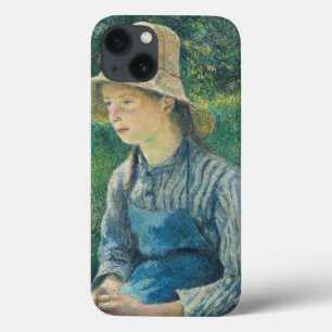 iPhone 13 Coque Camille Pissarro   Peasant Girl with a Straw Hat, 