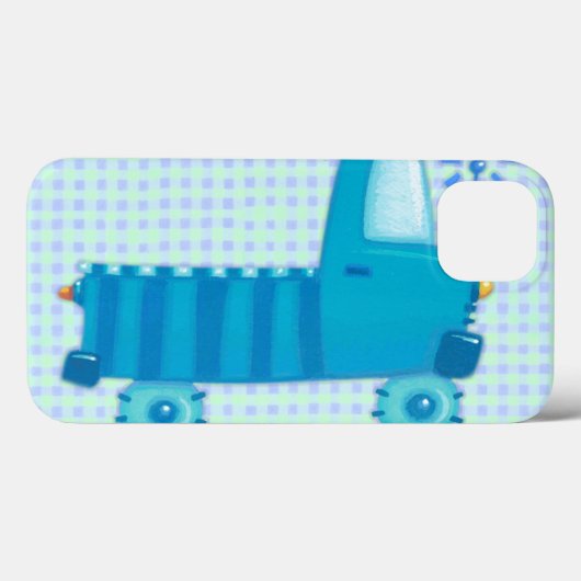 Coques Case-Mate iPhone Camion bleu (Verso (horizontal))