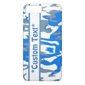Coques Case-Mate iPhone Camion bleu d'eau glacée avec texte personnalisé (Dos)