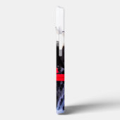 Coques Case-Mate iPhone Camion d'antiquité avec couronne de Noël festive (Verso / Gauche)