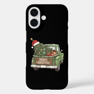 Coques iPhone 16 Camion de Noël Vintage Joyeux Noël Hommes Femmes