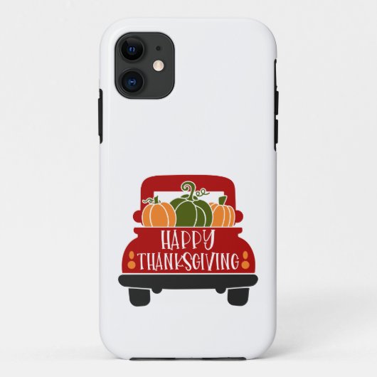 Coques Case-Mate iPhone Camion de Thanksgiving (Dos)