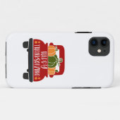 Coques Case-Mate iPhone Camion de Thanksgiving (Dos (Horizontal))